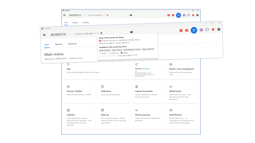 Watch the AI work — live
